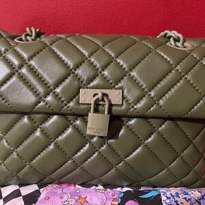 Olive leather Kurt Geiger hand bag. New without tags